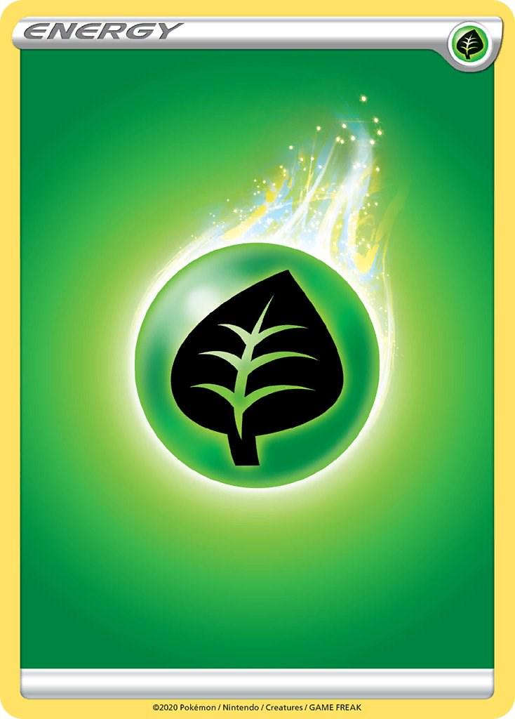 Grass Energy [Reverse Holo] from Hidden Fates Pokémon card set
